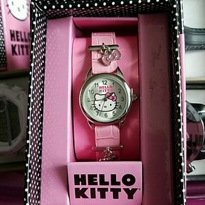 Hello kitty pink watch